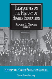 Perspectives on the History of Higher Education: Volume 24, 2005 book cover