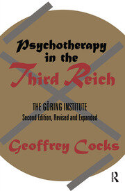 Psychotherapy in the Third Reich book cover