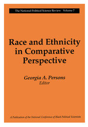 Race and Ethnicity in Comparative Perspective book cover