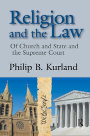 Religion and the Law: of Church and State and the Supreme Court book cover