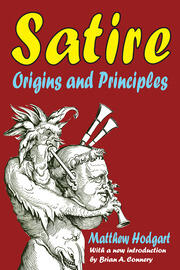 Satire: Origins and Principles book cover