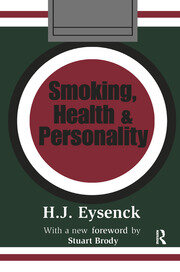 Smoking, Health and Personality book cover