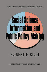 Social Science Information and Public Policy Making book cover