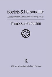 Society and Personality: Interactionist Approach to Social Psychology book cover