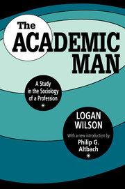 The Academic Man: A Study in the Sociology of a Profession book cover