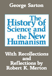The History of Science and the New Humanism book cover