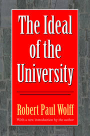 The Ideal of the University book cover