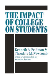 The Impact of College on Students book cover