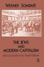 The Jews and Modern Capitalism book cover