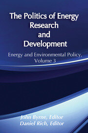 The Politics of Energy Research and Development book cover