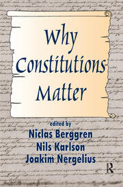 Why Constitutions Matter book cover