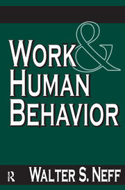 Work and Human Behavior book cover