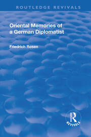 Revival: Oriental Memories of a German Diplomatist (1930) book cover