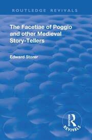 Revival: The Facetiae of Poggio and Other Medieval Story-tellers (1928) book cover