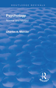 Revival: Psychology: Normal and Morbid (1901) book cover