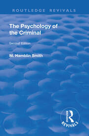 Revival: The Psychology of the Criminal (1933) book cover