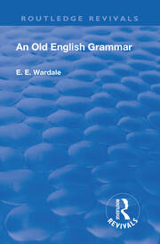 Revival: An Old English Grammar (1922) book cover