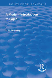 Revival: A Modern Introduction to Logic (1950) book cover
