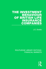 The Investment Behaviour of British Life Insurance Companies book cover