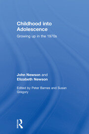 Childhood into Adolescence: Growing up in the 1970s book cover
