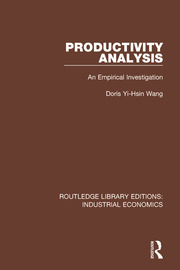 Productivity Analysis: An Empirical Investigation book cover