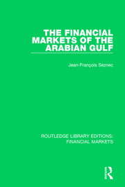The Financial Markets of the Arabian Gulf book cover