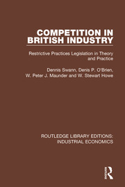 Competition in British Industry: Restrictive Practices Legislation in Theory and Practice book cover