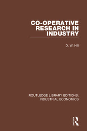 Co-operative Research in Industry book cover