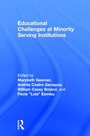 Educational Challenges at Minority Serving Institutions book cover