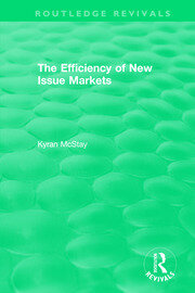 Routledge Revivals: The Efficiency of New Issue Markets (1992) book cover