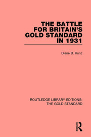 The Battle for Britain's Gold Standard in 1931 book cover