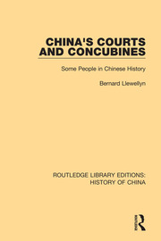 China's Courts and Concubines: Some People in Chinese History book cover