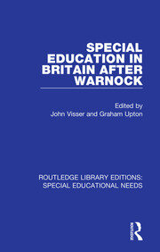 Special Education in Britain after Warnock book cover