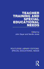 Teacher Training and Special Educational Needs book cover