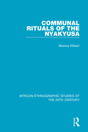 Communal Rituals of the Nyakyusa book cover