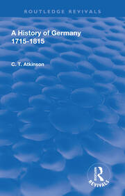 A History of Germany 1715-1815 book cover