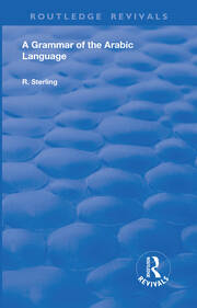 A Grammar of the Arabic Language book cover
