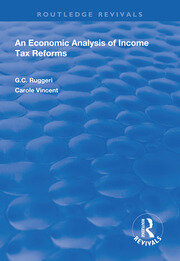 An Economic Analysis of Income Tax Reforms book cover