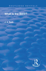 What is the Bible? book cover