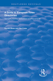 A Guide to European Town Directories: Volume One - Germany, Austria, Switzerland and Scandinavia. book cover
