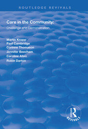 Care in the Community: Challenge and Demonstration book cover