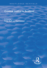 Criminal Justice in Scotland book cover