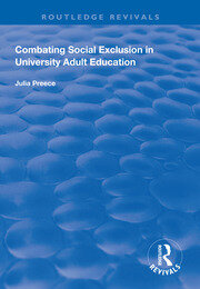 Combating Social Exclusion in University Adult Education book cover