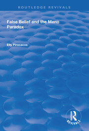 False Belief and the Meno Paradox book cover