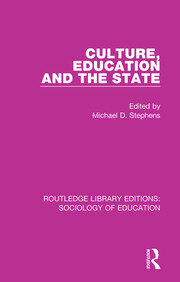 Culture, Education and the State book cover