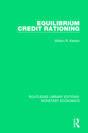 Equilibrium Credit Rationing book cover