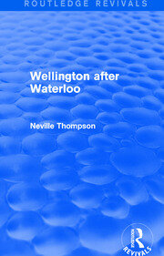 Wellington after Waterloo book cover