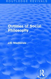 Outlines of Social Philosophy book cover