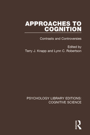 Approaches to Cognition: Contrasts and Controversies book cover