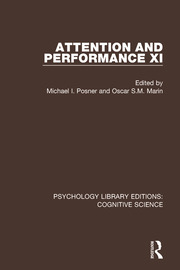 Attention and Performance XI book cover